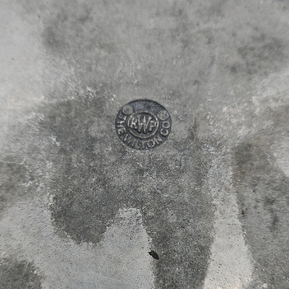 Pewter Seafood Scalloped Decorative Plate - Picture 2 of 3